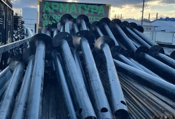 Винтовая свая длиной 2 метра