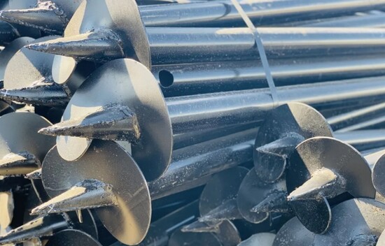 Винтовая свая длиной 2.5 метра