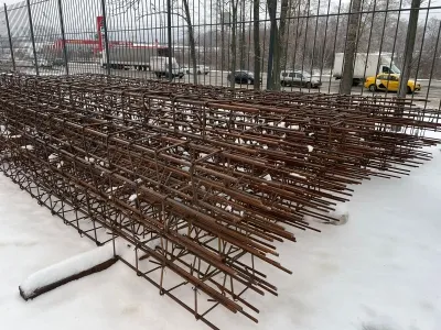 Арматурный каркас А3 - 10мм 150х150мм (хомут А3 - 8мм) купить в Москве