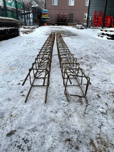 Арматурный каркас А3 - 14мм 150х150мм (хомут А3 - 8мм) купить в Москве