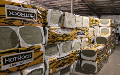 Утеплитель Hotrock Лайт ЭКО 1200х600х50 мм минвата (плотность 30) купить в Москве
