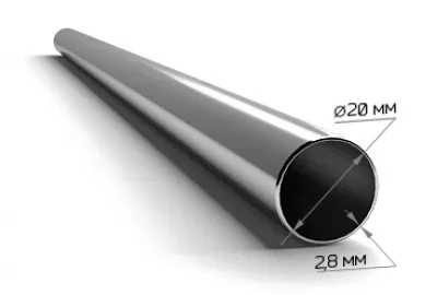 Труба электросварная 20х2,8 мм