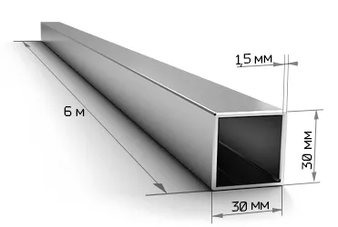 Труба профильная 30х30х1,5 мм