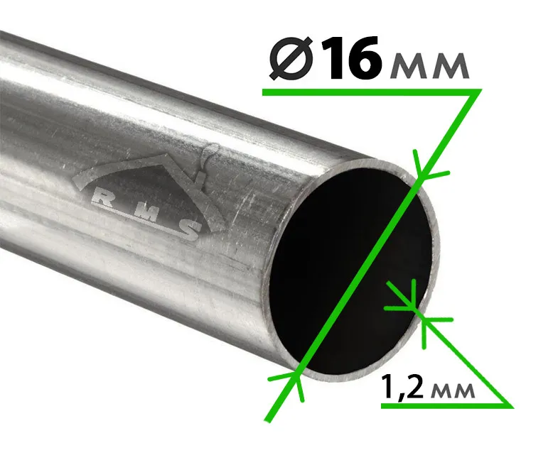Труба электросварная Х/К 16х1,2 мм