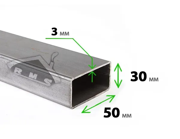 Фото Труба профильная 50х30х3 мм