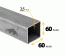 Фото - Труба профильная 60х60х2,5 мм