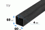 Труба профильная 60х60х4 мм ТУ