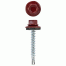 Саморез кровельный 4,8*19 мм RAL 3005 (винно-красный) (250 шт)