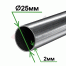 Труба электросварная 25х2 мм фото